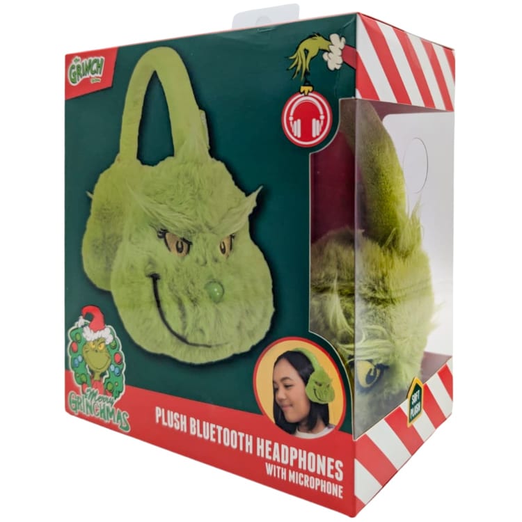 The Grinch Plüss Bluetooth Fejhallgató