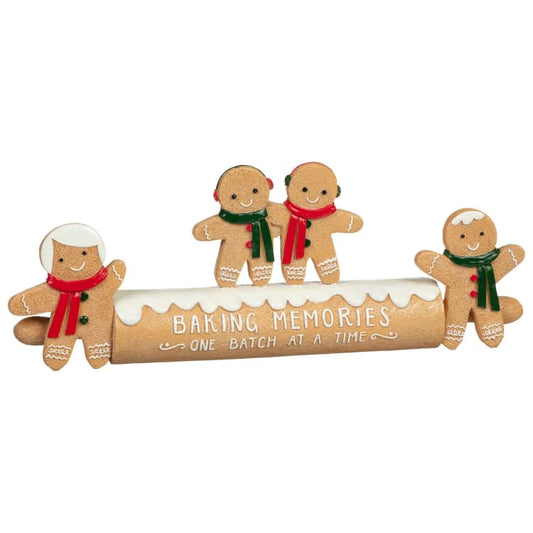 Gingerbread Family Dísz