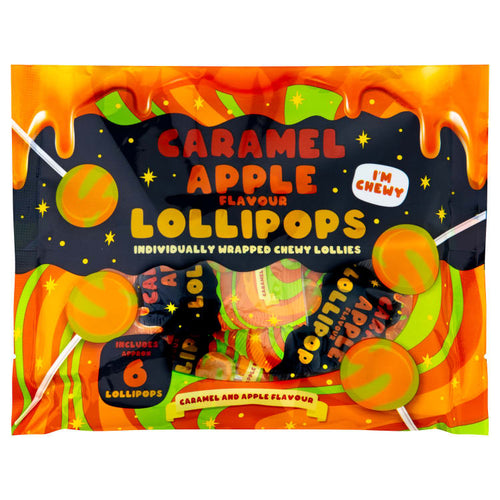 Karamellás-Almás Ízű Nyalókák 6 db