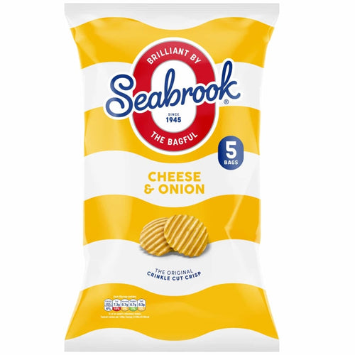 Seabrook Sajtos Hagymás Ízű Chips 5 db